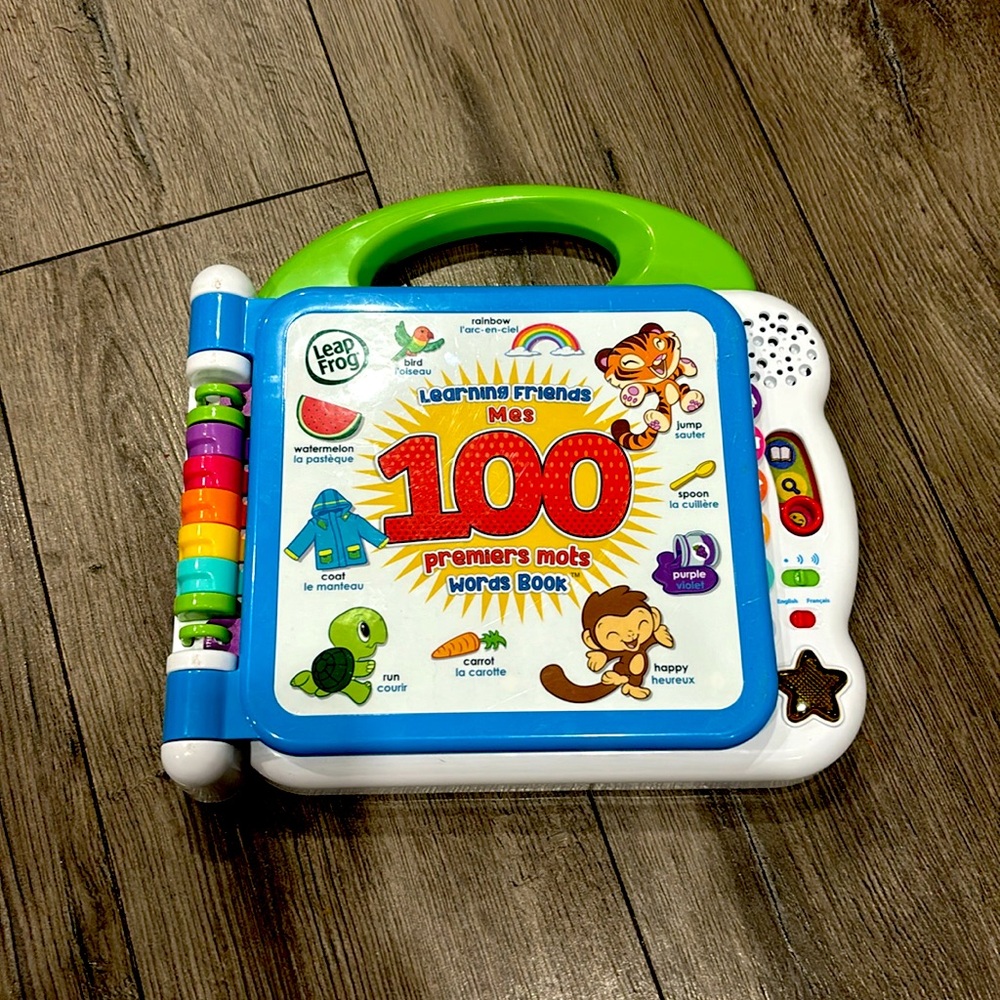 LeapFrog Learning Friends 100 Words Book (Bilingual English-French)